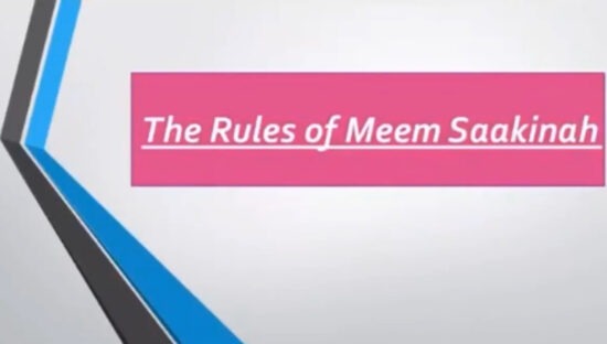 Meem Saakinah Rules | Izhar Shafawi | Ikhfaa Shafawi | Idgham
