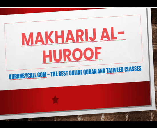 Makharij Al-Huroof